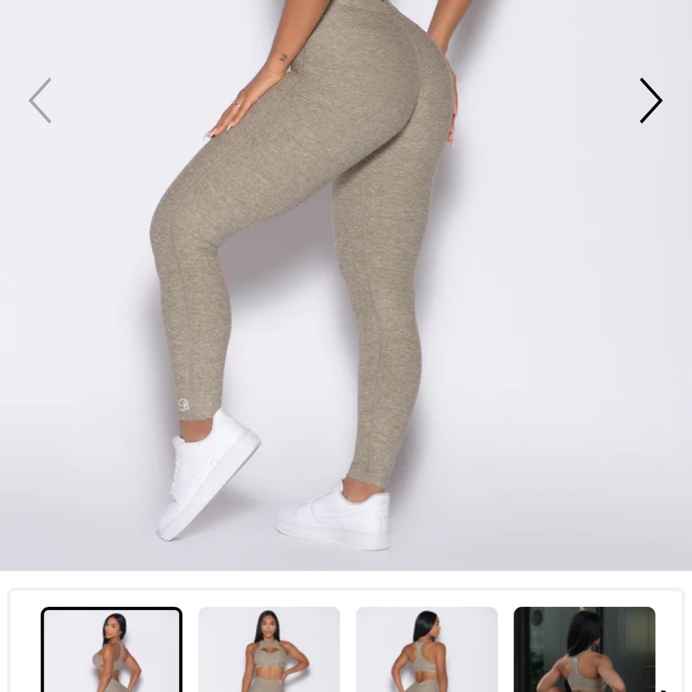 Bombshell Sportswear Tan Leggings